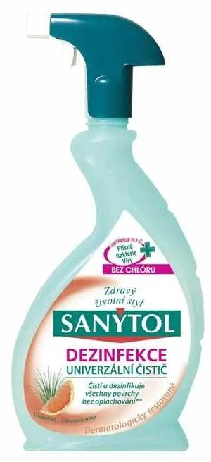 Sanytol Sanitol Purškiklis universalus su greipfruto ir citrinžolės kvapu 500ml