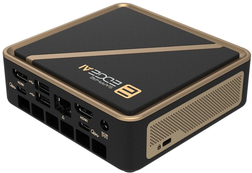 Sapphire EDGE AI 340 SFF Jude, Auxus FP8 2 GHz