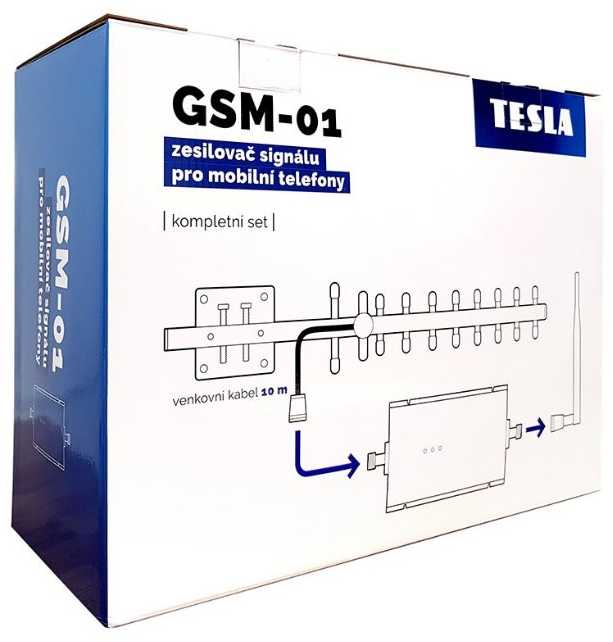 TESLA GSM-01, GSM signalo stiprintuvas (900 Mhz) - rinkinys