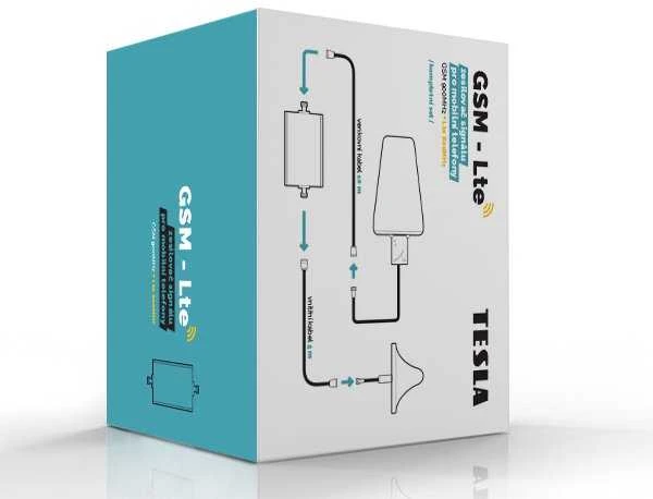 TESLA GSM-01 LTE Signalo stiprintuvas, 900/1800 MHz