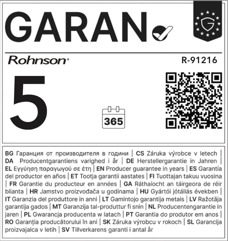 Sausintuvas ROHNSON R-91216 Tikrasis jonų ir sveikatos valymas
