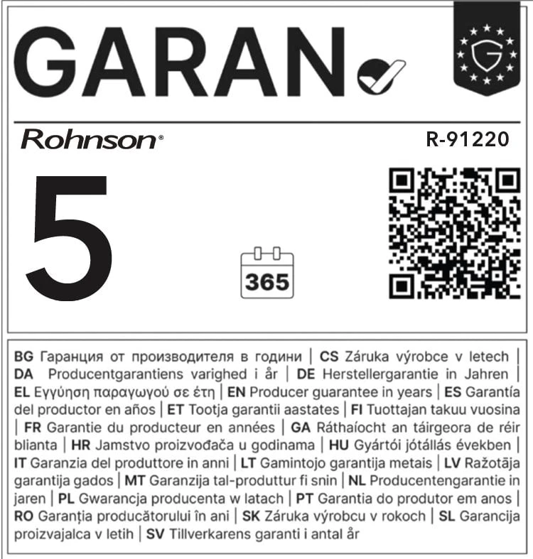 Sausintuvas ROHNSON R-91220 Genius2 Wi-Fi