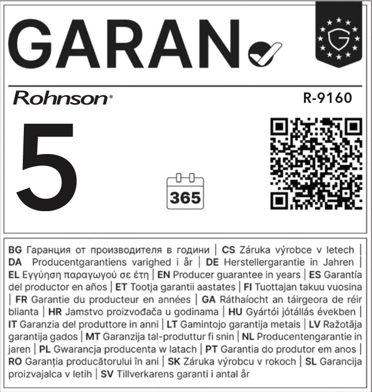 Sausintuvas ROHNSON R-9160 džiovyklė su džiovinimo funkcija