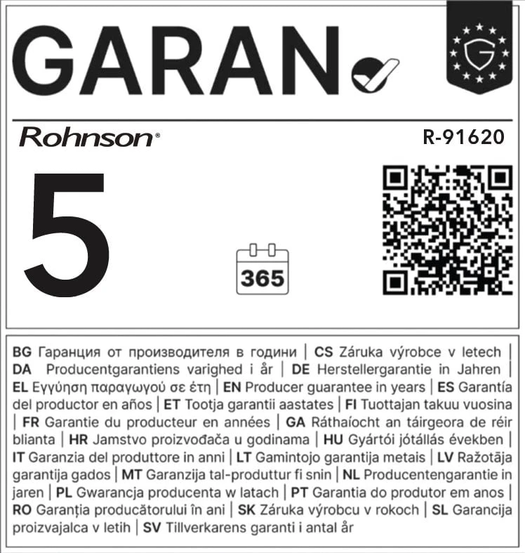 Sausintuvas ROHNSON R-91620 ION & Carbon Filter
