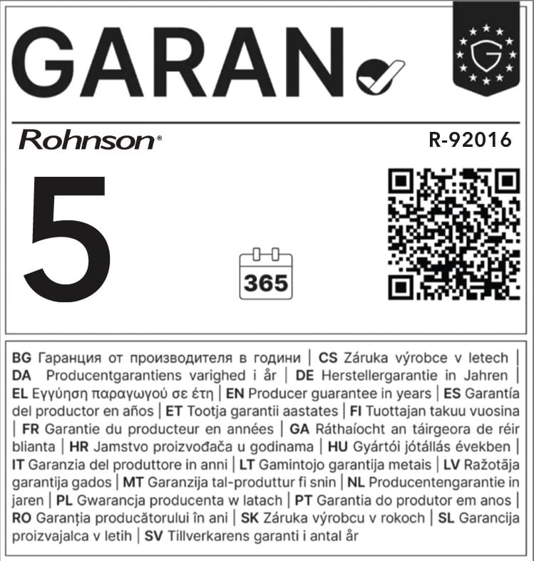 Sausintuvas ROHNSON R-92016 True Ion & Health Clean