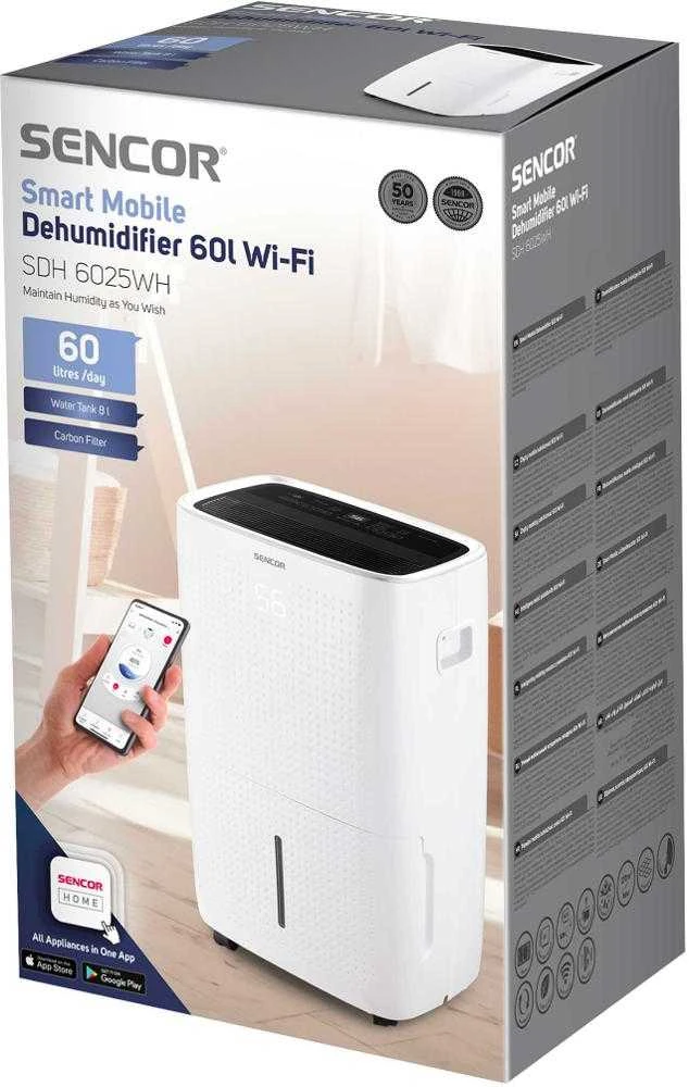 Sausintuvas SDH 6025WH Dehumidifier SENCOR