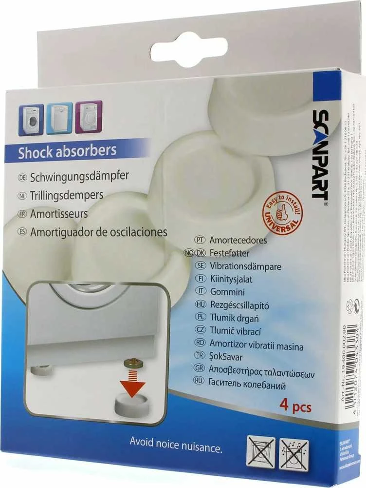 Scanpart Garsą izoliuojantys amortizatoriai skalbimo mašinai