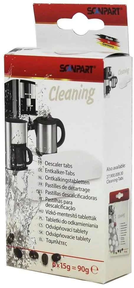 Scanpart nukalkinimo tabletės automatiniams kavos aparatams (6 vnt.)