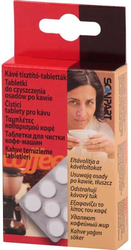 Scanpart valymo tabletės kavos aparatams (10 vnt.X 1 g)