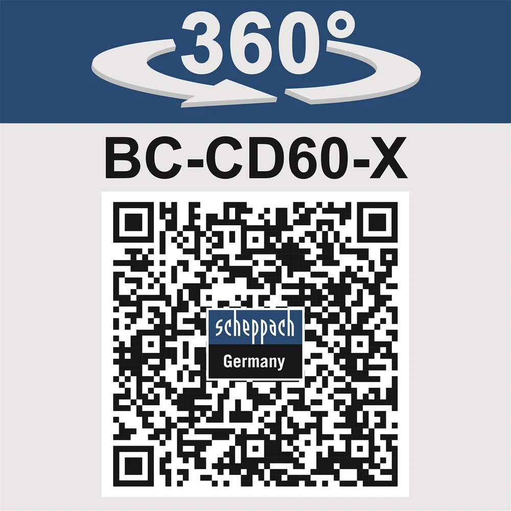 Akumuliatorinis suktuvas/gręžtuvas BC-CD60-X 20V, set S (2Ah + charger), Scheppach