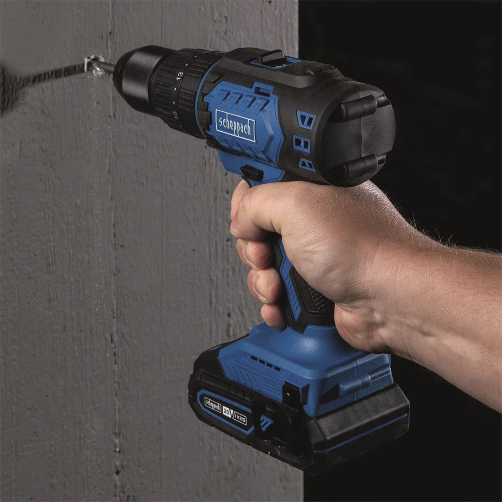 Akumuliatorinis suktuvas/gręžtuvas BC-CD60-X 20V, set S (2Ah + charger), Scheppach