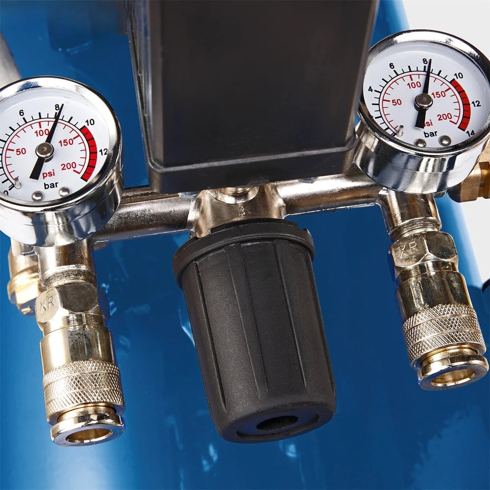 Scheppach HC 53 DC Dual-Piston Oil-Lubricated Compressor, 50 L