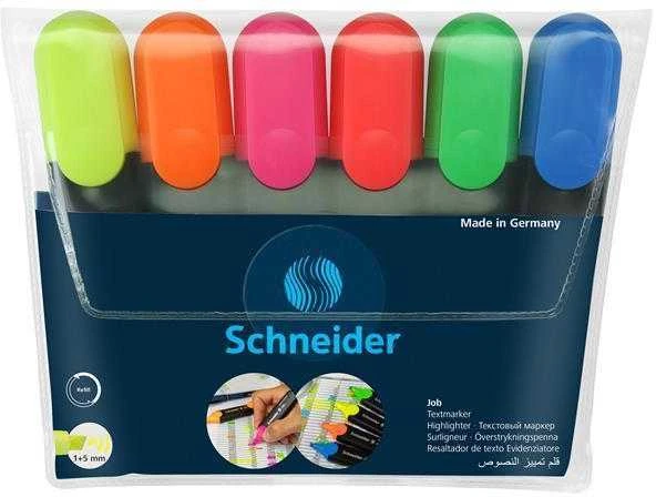 Schneider Teksto žymeklių rinkinys 6vnt