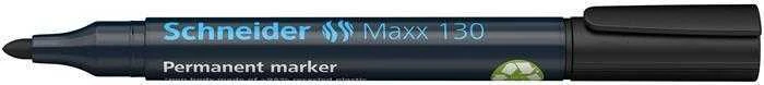 Žymeklis permanentinis Schneider Maxx 130, 1-3 mm, apvali galvutė, juodas 1213-018
