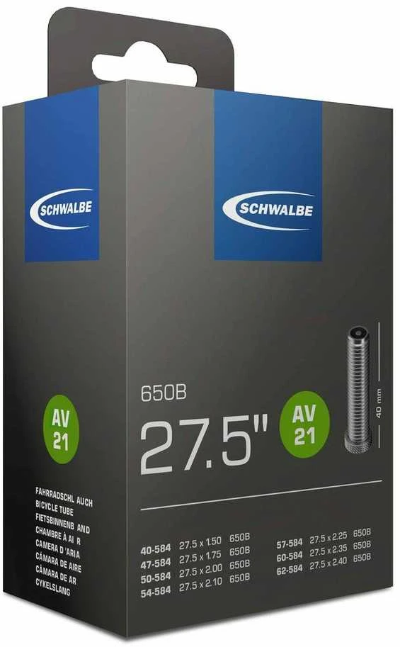 Schwalbe inner tube 27.5" AV21 40/62-584 auto-valve