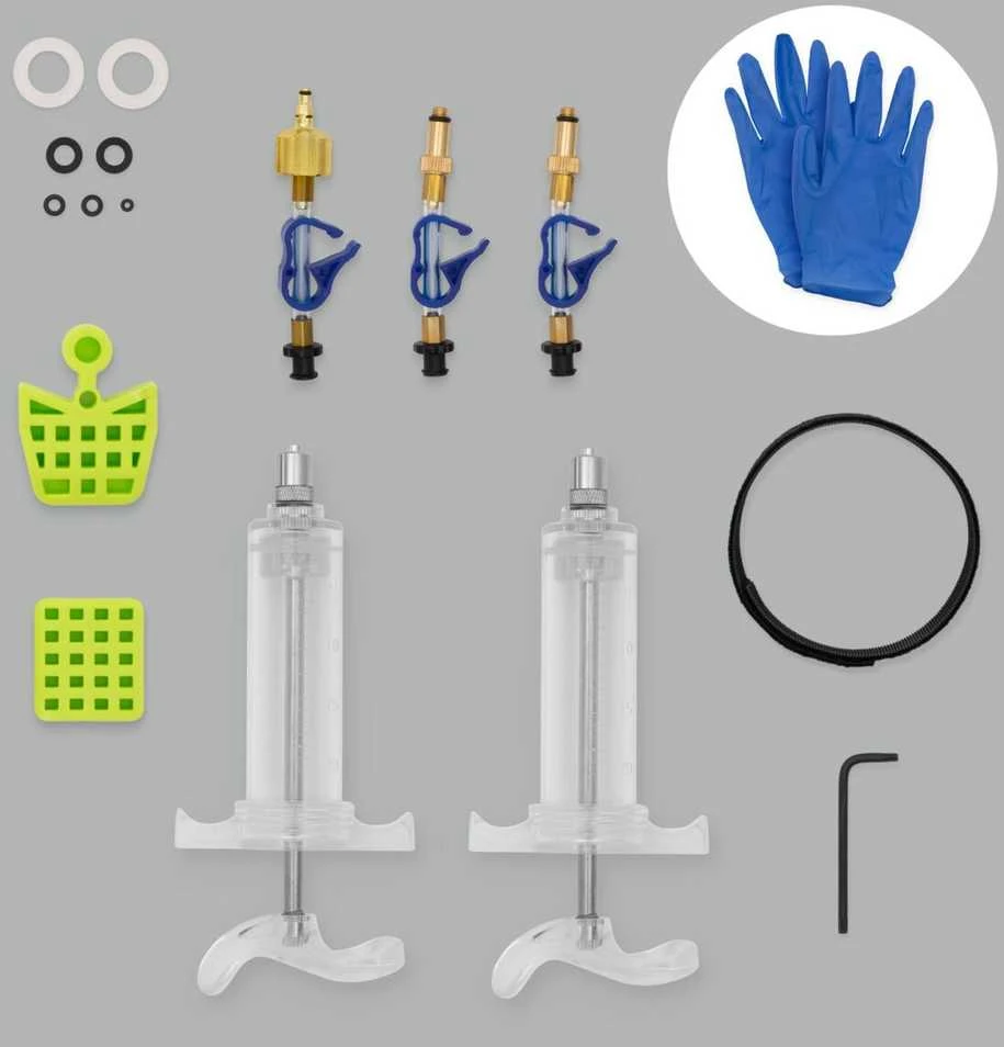 Schwalbe Stabdžių tepalo perpilymo/orinimo komplektas Bleedkit WORKSHOP edition (Sram)