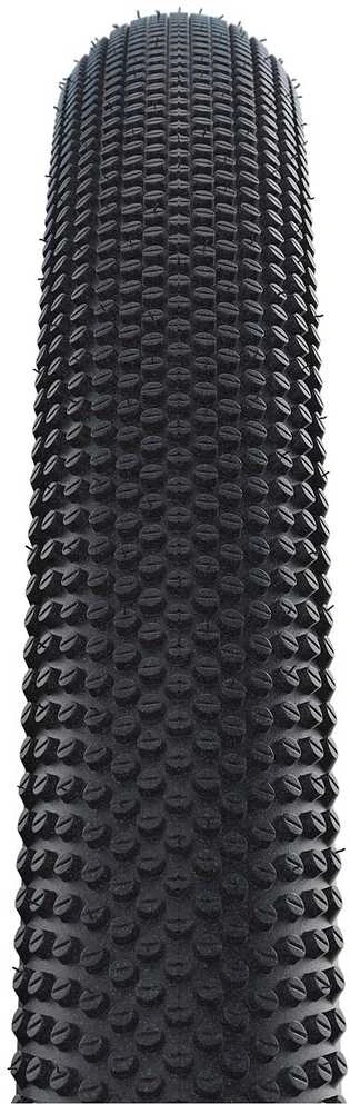 „Schwalbe G-One Allround 45-622 Addix Performance RaceGuard TLR“ bronzinis, sulankstomas šonu.