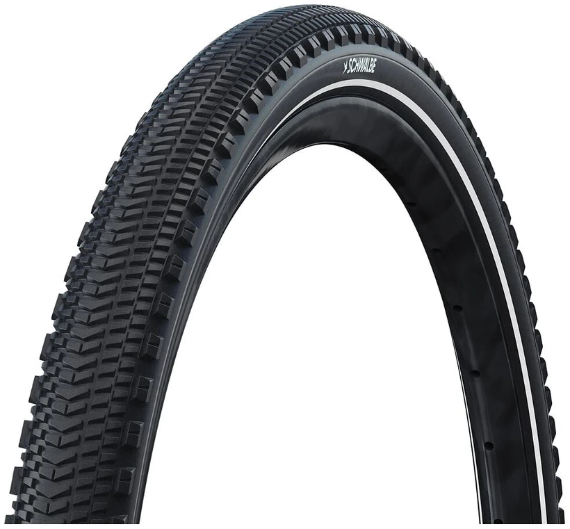 Schwalbe G-One Overland 45-622 Addix Žalias TLR RaceGuard sulankstomas atšvaitinis žiedas