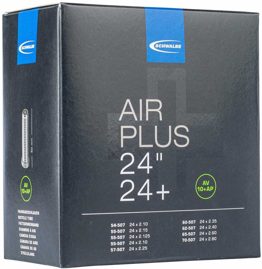 SCHWALBE Air Plus 24 x 2,1-2,8'' (54-70x507) Schrader 40 mm