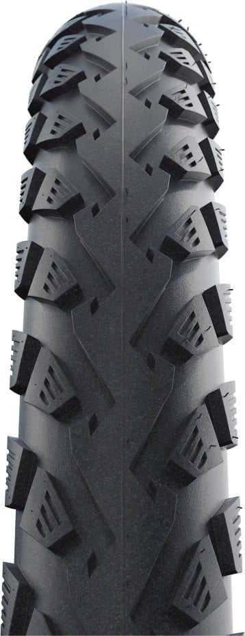 Padanga 24" Schwalbe Land Cruiser HS 450 Active Wired 50-507 Juodas