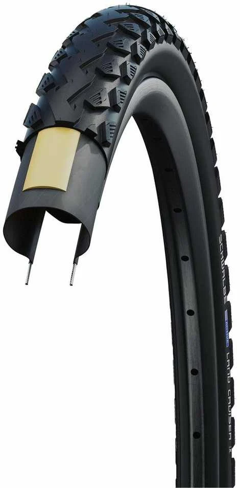 Padanga 26" Schwalbe Land Cruiser HS 450 Active Wired 47-559 / 26x1.75 Juodas