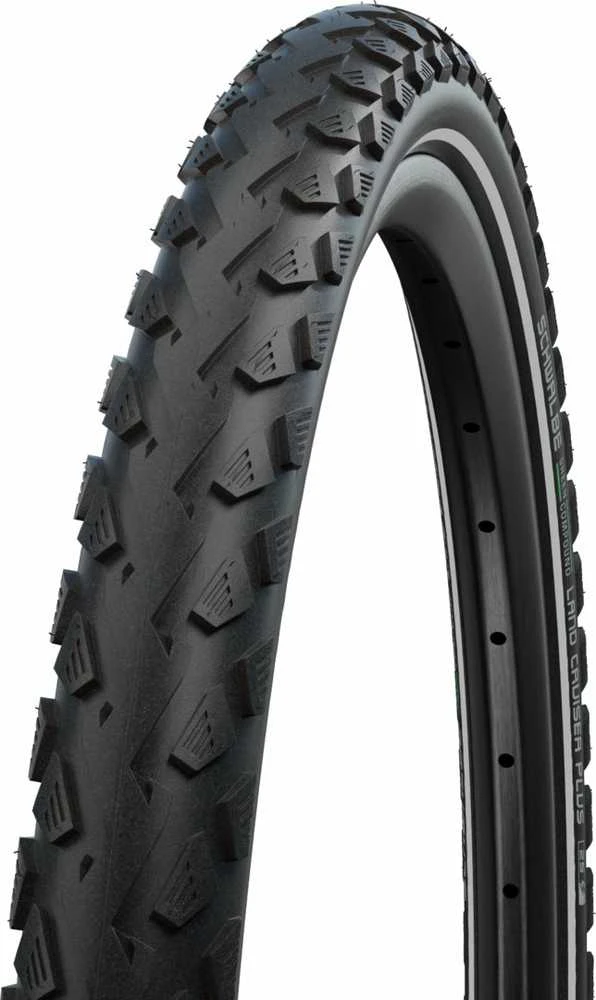 Padanga 26" Schwalbe Land Cruiser Plus HS 450 Active Wired 50-559 / 26x2.00 Juodas-Reflex