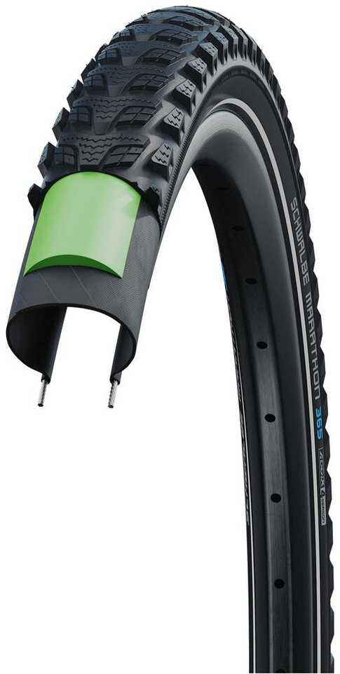 SCHWALBE Marathon GT 365 standartinė padanga 26 x 2,00 (50-559) Juodas, Addix Four Season, GreenGuard, Taip, svoris: 990 g