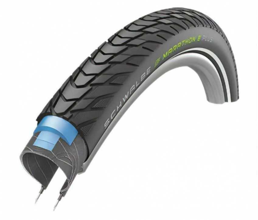 „Schwalbe Marathon E-plus 55-622 Smart DualGuard“ šviesą atspindinti juosta