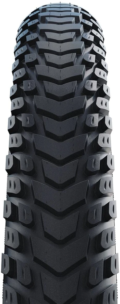 SCHWALBE Marathon Mondial nesulankstoma padanga (42-622) Juodas, RaceGuard, Taip, svoris: 670 g