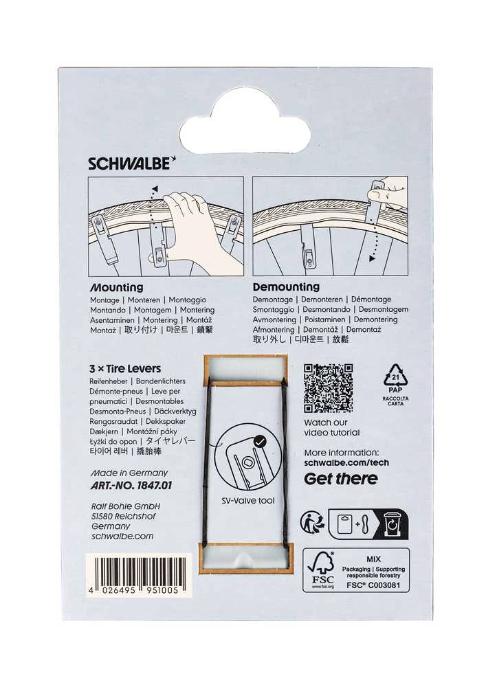 Schwalbe rengasrauta, 3 kpl