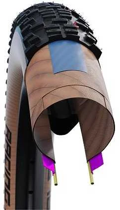 Dviratis 29" Schwalbe Racing Ray HS 489 Evo Fold TLE 60-622 / 29x2.35 Super Race Addix Speed Transparent-Skin