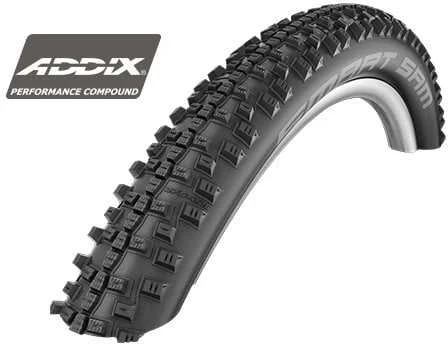 Padanga 28" Schwalbe Smart Sam HS 476 Performace Wired 42-622 Juoda-Reflex