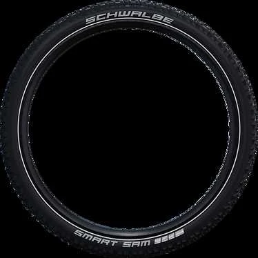 „Schwalbe Smart Sam Plus“ 28x1,85 ETRTO 47-622 „AddixPerformance DoubleDefense GreenGuard“ su šviesą atspindinčia juostele