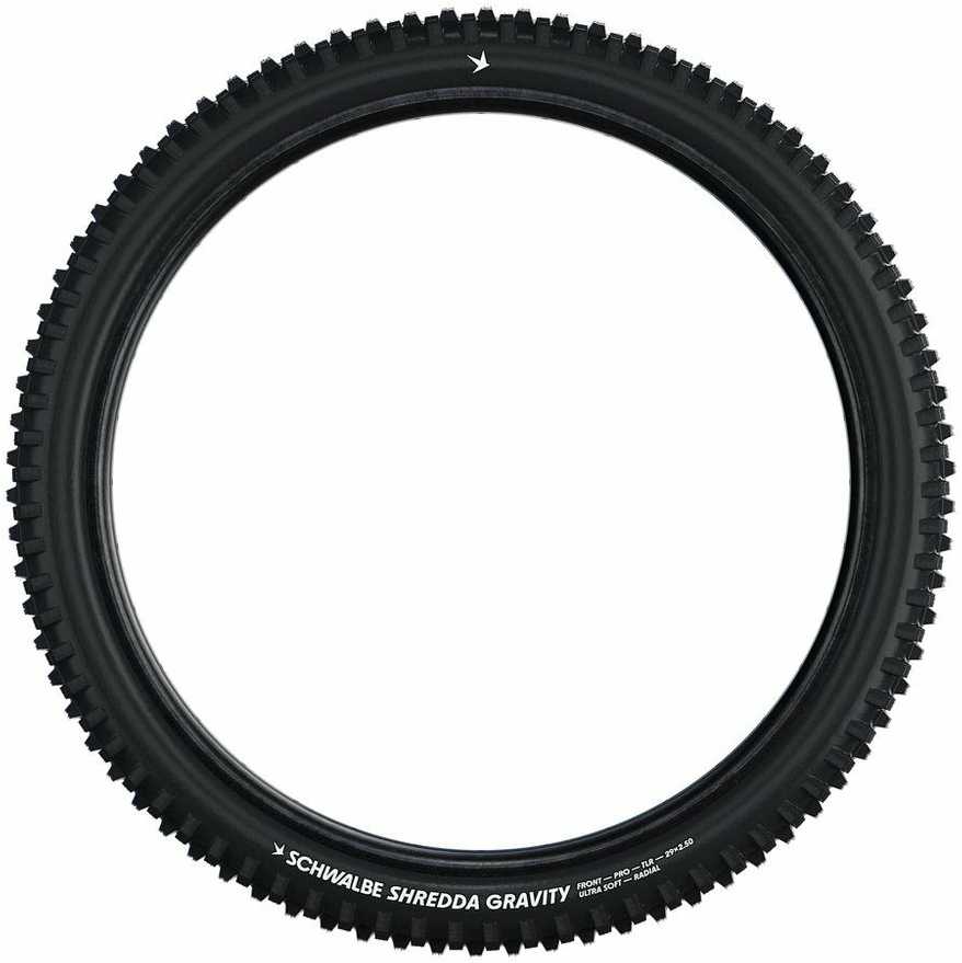 Schwalbe padanga Shredda priekinė 29x2.50 GRAVITY PRO TLR Addix UltraSoft radialinė sulankstoma