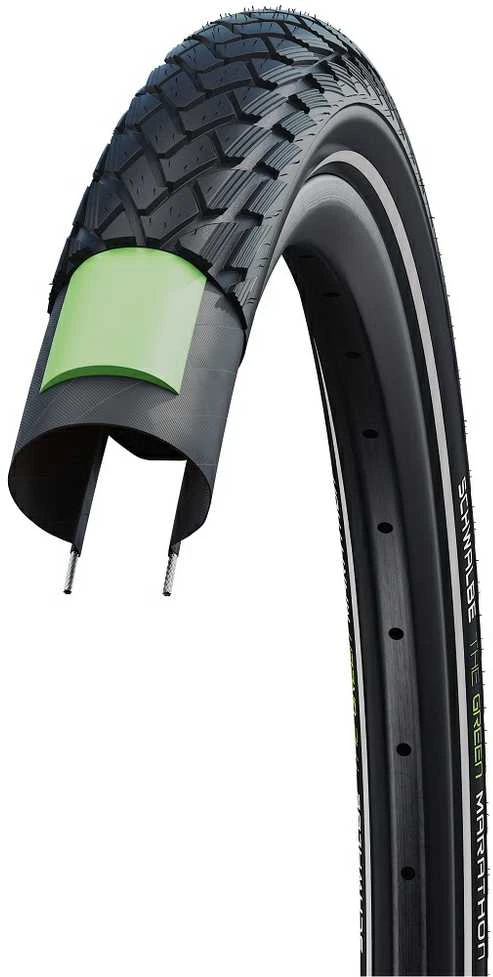 Dviratis 28" Schwalbe Marathon HS620 Perf Wired 44-622 / 28x1.65 Reflex