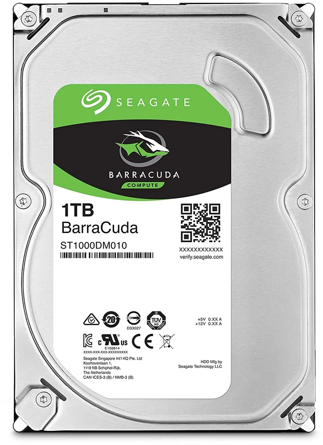 Kietasis diskas SEAGATE Desktop Barracuda 7200 1TB HDD 7200rpm SATA 3,5 colio