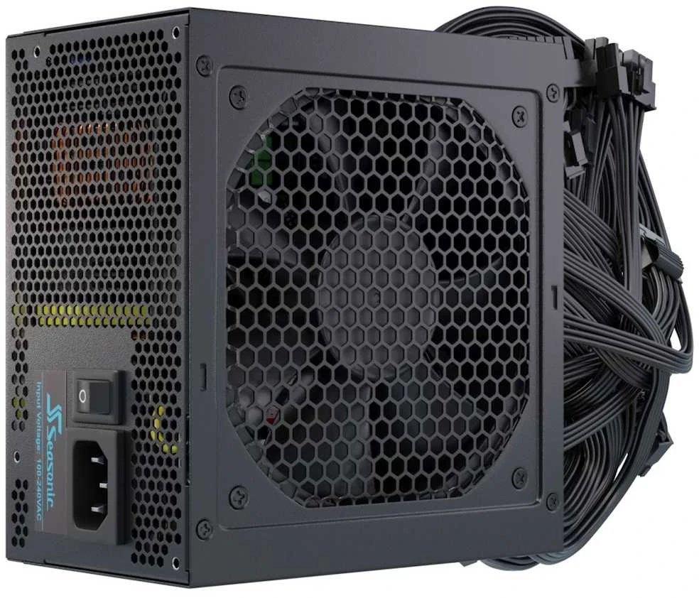 SES Seasonic įkroviklis 850W G12 GC-850 80+Gold maitinimo blokas ATX Juoda