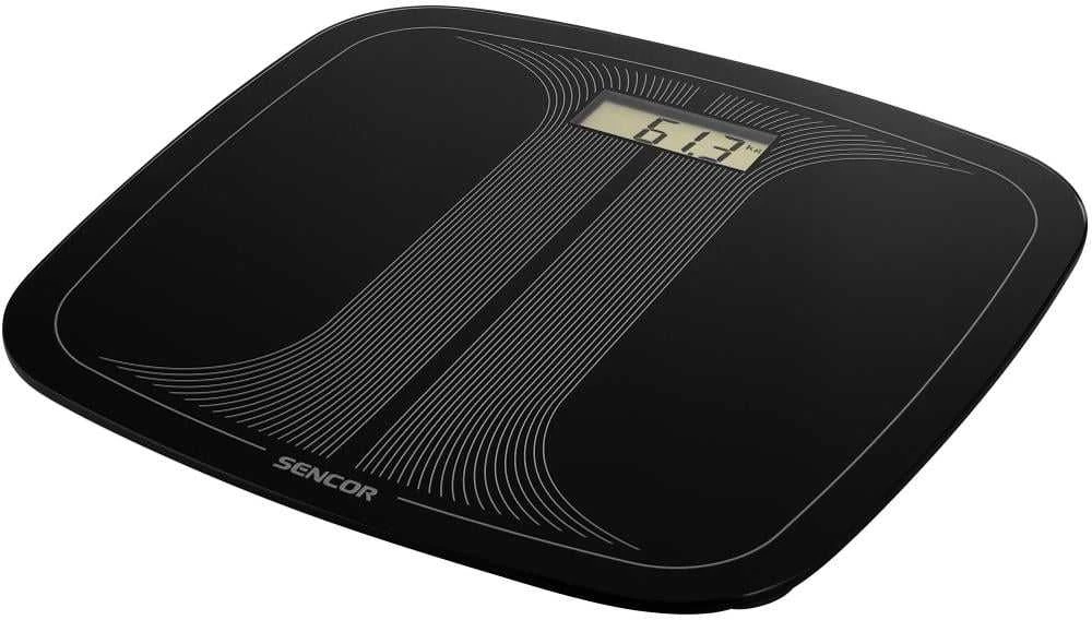 Virtuvinės svarstyklės Sencor elektroninės kūno masės svarstyklės 150kg,SBS2406BK