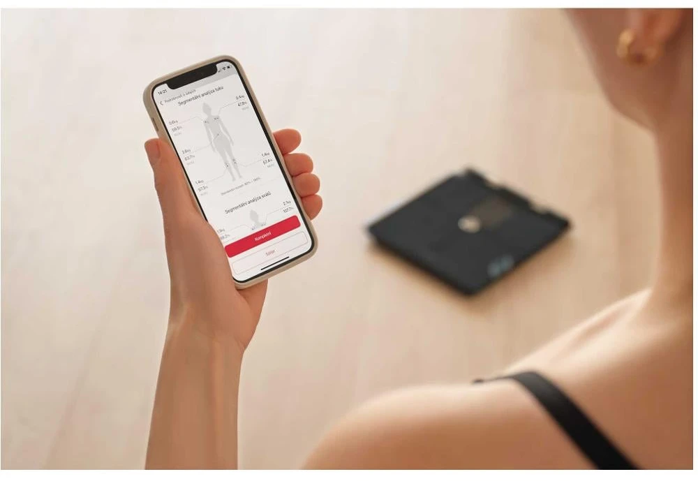 Vonios svarstyklės Sencor SBS 9102BK Fitness Bluetooth