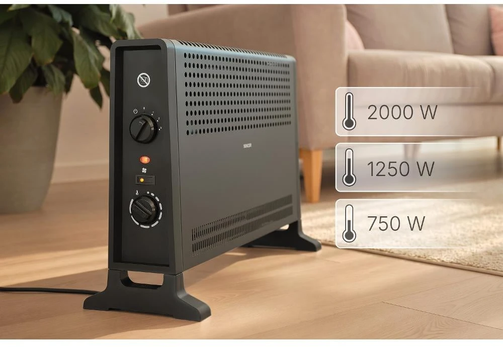 Šildytuvas Sencor Konwektor SCF 2022BK 2000W (41027181)