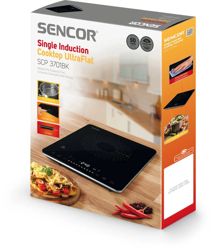 Kaitlentė VIRYKLĖ INDUKCINĖ SCP 3701BK SENCOR