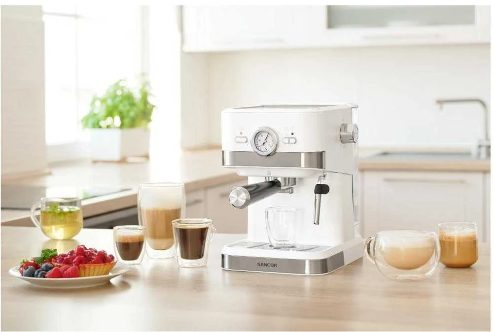 Sencor espresso/kapučino kavos aparatas 1,5l, SES1720WH