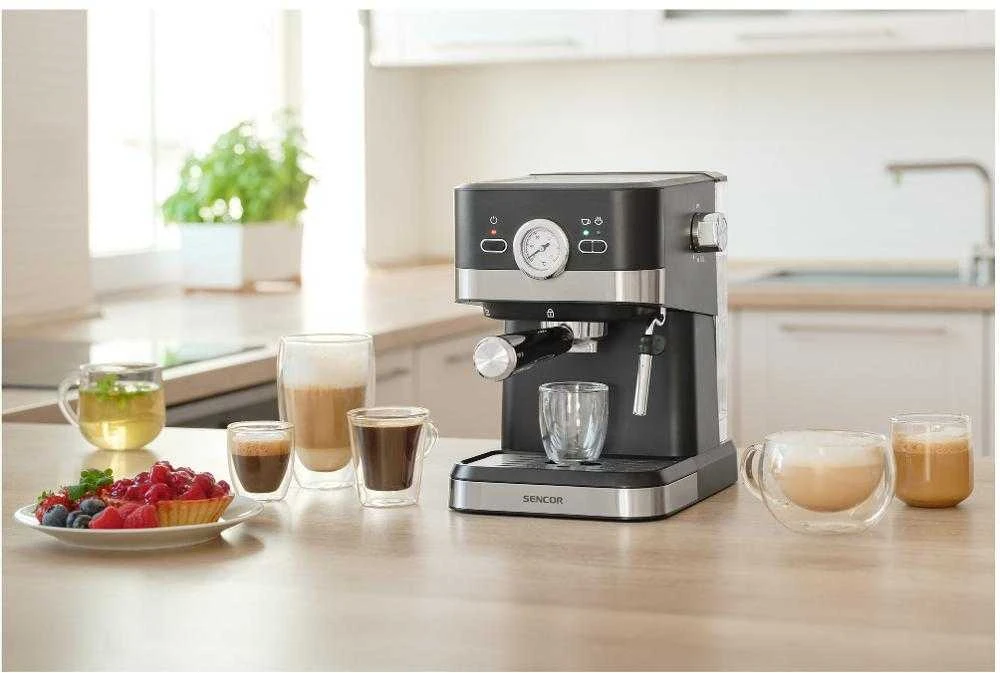 Sencor espresso/kapučino kavos aparatas 1,5l, SES1721BK