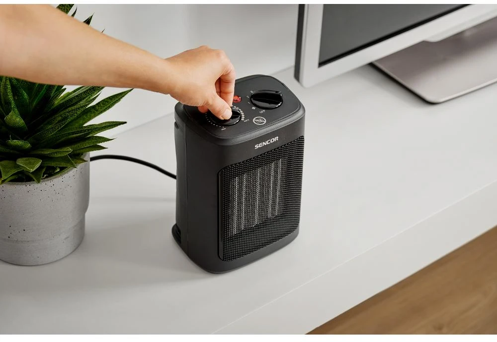 Keraminis šildytuvas Sencor SFH 7601BK, 2 kW