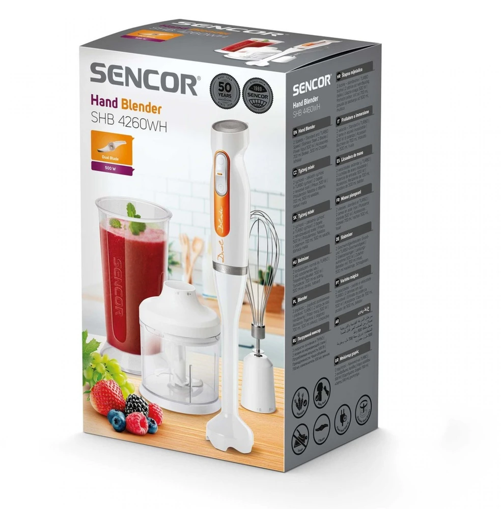 Sencor trintuvas trys viename 600W, SHB4260WH -EUE3