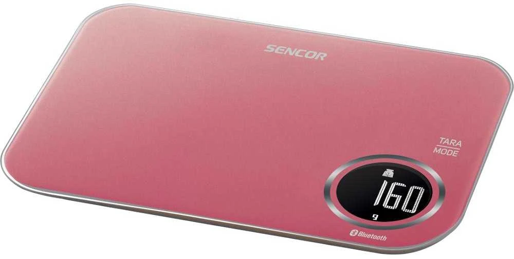 Virtuvinės svarstyklės Sencor SKS 7074RD su Bluetooth