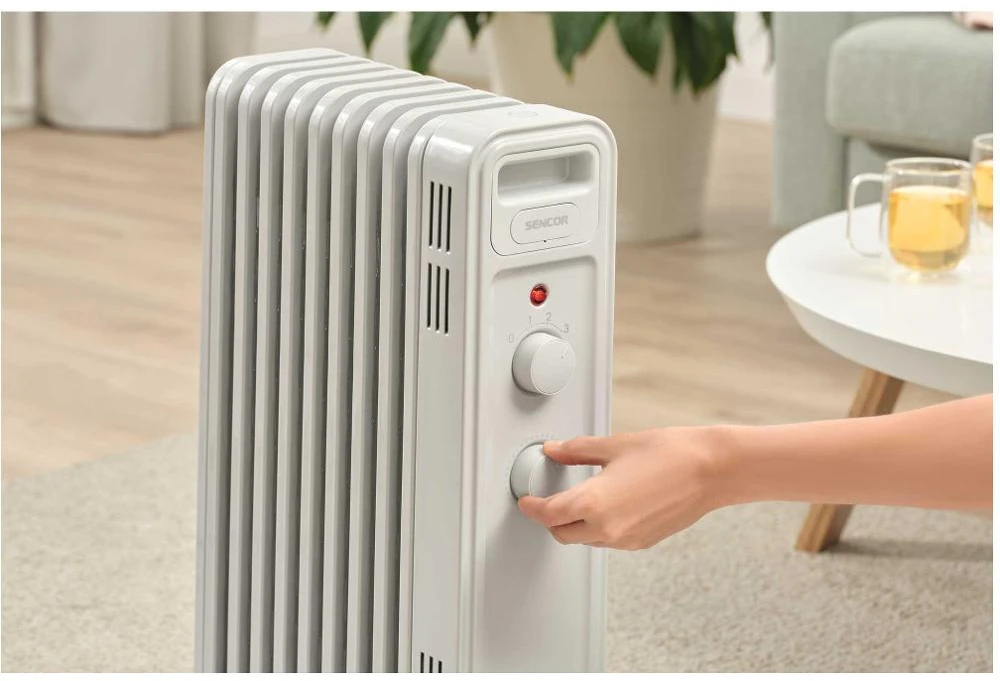 Tepalinis šildytuvas Sencor SOH 3409WH, 2000 W