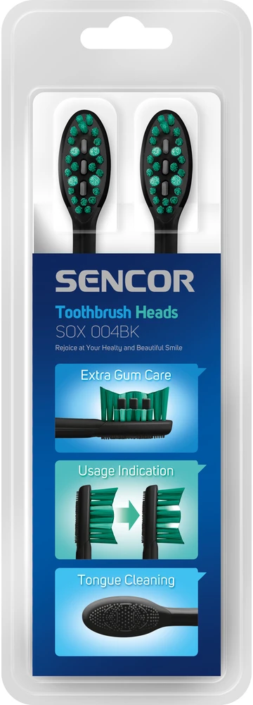 Sencor SOX 004BK priedas Sencor SOC 1x, 2x ir 3x sonic dantų šepetėliams