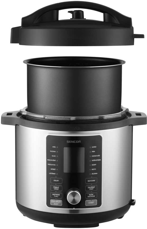Sencor SPR 6600SS-CZE2, stainless steel/juodas