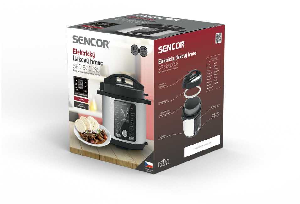 Sencor SPR 6600SS-CZE2, stainless steel/juodas